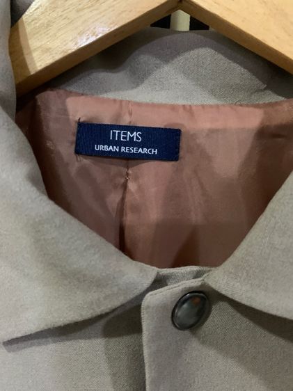 แจ็คเก็ตทรงโค้ช แนวญี่ปุ่น สไตล์มูจิ แบรนด์ Urban Research ผ้าลื่น เบา ใส่สบาย กันลม กันร้อนได้อย่างดี ข้างในซับอย่างดี รูปที่ 3