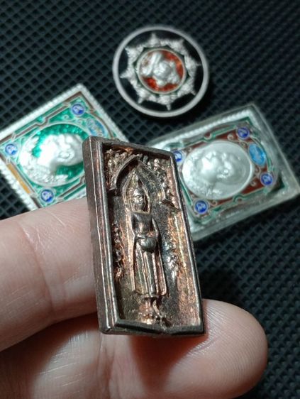 รับประกันแท้..เหรียญเนื้อเงินแท้ลงยาสี..ประกันแท้สภาพเยี่ยม รูปที่ 11