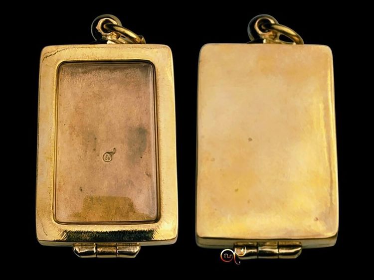 270 บาท รวมส่ง ตลับพระสมเด็จ ทองเหลืองแท้ งานดิบ ไม่ชุบ ปัดเงา งานวินเทจเรียบง่าย