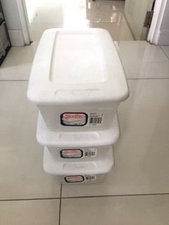 3 STERILITE 6 Quart-5.7 Litres Storage Bin Shoe Box - Clear Box รูปที่ 2