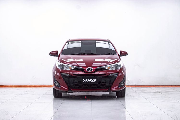 Toyota Yaris 2018 1.2 G Sedan เบนซิน ไม่ติดแก๊ส เกียร์อัตโนมัติ แดง รูปที่ 4