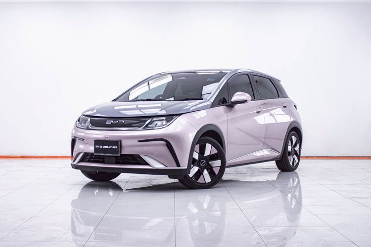 BYD Dolphin 2024 Extended Range Sedan ไฟฟ้า ไม่ติดแก๊ส เกียร์อัตโนมัติ ชมพู