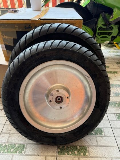 ล้อตัน ขอบ12 ฟีโน่ มีโอ 115 พร้อมยาง ตรงรุ่น ใส่ได้เลย ชุดละ5900 ติดต่อ 089-4138993 เอส  รูปที่ 9