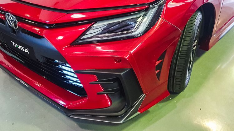 ชุดแต่ง Toyota Yaris Ativ 2022–2026 สเกิร์ตรอบคัน รุ่น TAIGA 5 ชิ้น ABS แบรนด์ไทย รูปที่ 7