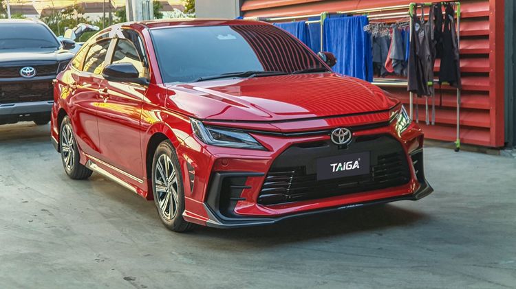 ชุดแต่ง Toyota Yaris Ativ 2022–2026 สเกิร์ตรอบคัน รุ่น TAIGA 5 ชิ้น ABS แบรนด์ไทย รูปที่ 10