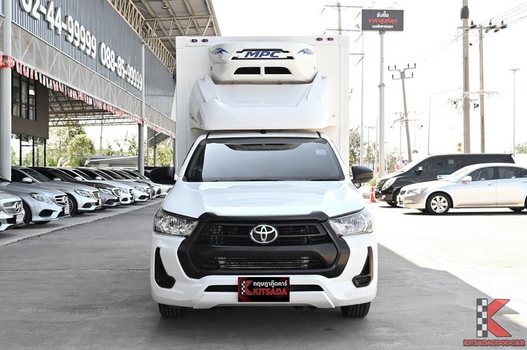 Toyota Hilux Revo 2024 2.4 Entry Pickup ดีเซล ไม่ติดแก๊ส เกียร์ธรรมดา ขาว รูปที่ 2