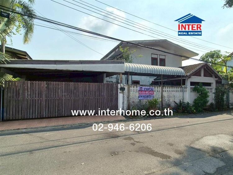 บ้านเดี่ยว 2 ชั้น 76 ตร.ว. การเคหะชุมชนท่าทราย ซอยประชาชื่น12 แยก 1-2-23 (ซ.ท่าทราย 20) ถนนประชาชื่น เขตหลักสี่ กรุงเทพมหานคร