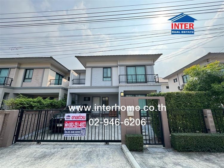 บ้านเดี่ยว 2 ชั้น 42 ตร.ว. หมุ่บ้านภัสสรรามคำแหง ราษฎร์พัฒนา ใกล้รถไฟฟ้า BTS ราษฎร์พัฒนา ถนนรามคำแหง ถนนราษฎร์พัฒนา เขตสะพานสูง กรุงเทพ