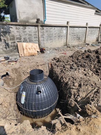 ช่างวางถังแซท บริการขุดท่อวางท่อ วางถังบำบัดน้ำเสีย วางถังแชท เชื่อมท่อวางระบบสุขาภิบาล รูปที่ 4