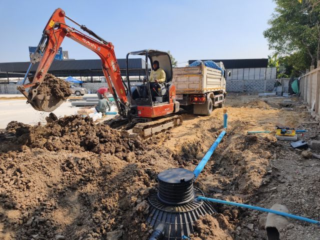 ช่างวางถังแซท บริการขุดท่อวางท่อ วางถังบำบัดน้ำเสีย วางถังแชท เชื่อมท่อวางระบบสุขาภิบาล รูปที่ 10