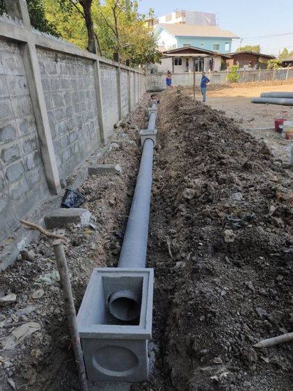 รับวางท่อใยหิน บ่อพัก ท่อ คสล.  รูปที่ 7