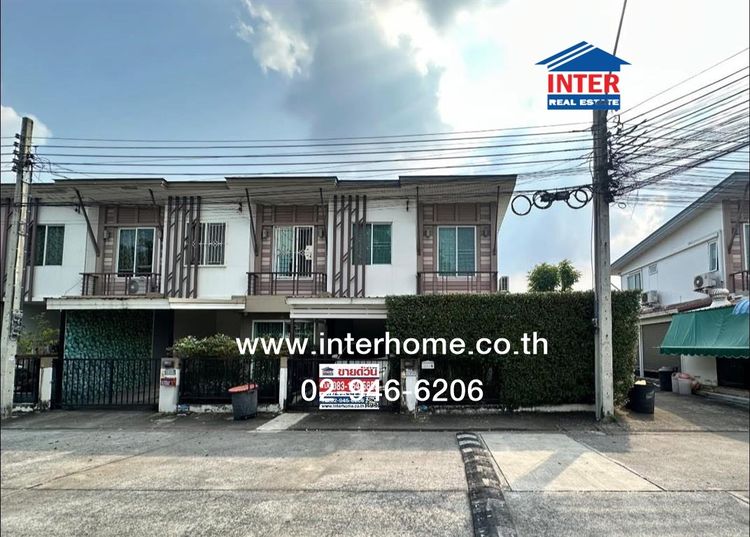 ทาวน์เฮ้าส์ 2 ชั้น 25.1 ตร.ว. หมู่บ้านพฤกษาไพร์ม94 วัชรพล-สายไหม ซอยสายไหม56 ถนนสายไหม เขตสายไหม กรุงเทพมหานคร