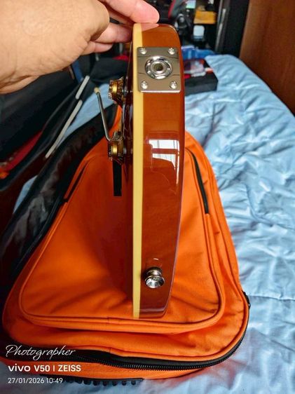 mclorence s900. สภาพเหมือนใหม่ พร้อมกระเป๋าบุฟองน้ำ เหล็กขันคอ สายแจ็ค ที่หมุนบูกบิด  ขาย 4500 บาทนัดรีบอย่างเดียว รูปที่ 6