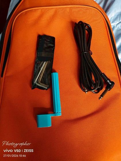 mclorence s900. สภาพเหมือนใหม่ พร้อมกระเป๋าบุฟองน้ำ เหล็กขันคอ สายแจ็ค ที่หมุนบูกบิด  ขาย 4500 บาทนัดรีบอย่างเดียว รูปที่ 5