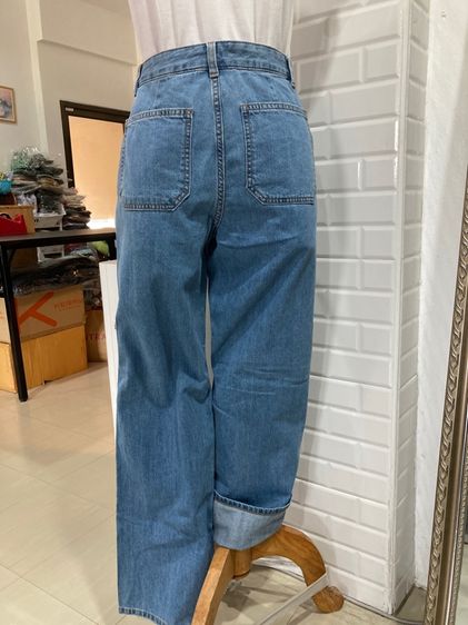 ยีนส์กระบอกกลาง GU รูปที่ 4