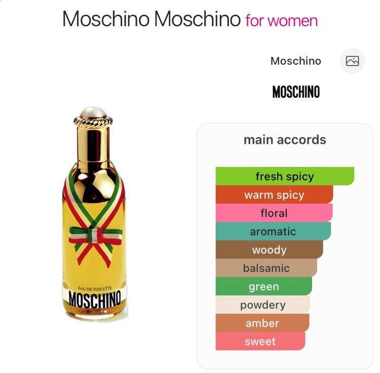 น้ำหอมแท้ 💯  MOSCHINO POUR FEMME EDT 75ml กลิ่นผู้ดี เรียบแพง ใช้แล้วดูมีรสนิยม รูปที่ 2