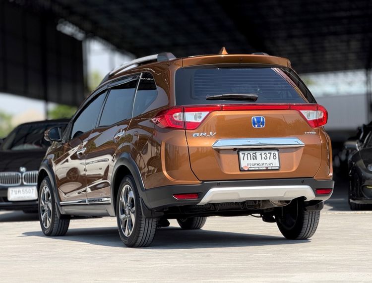 Honda BR-V 2018 1.5 SV Utility-car เบนซิน ไม่ติดแก๊ส เกียร์อัตโนมัติ ส้ม รูปที่ 4