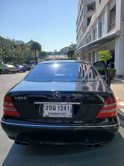 Mercedes-Benz S-Class 2003 S280 Sedan เบนซิน เกียร์อัตโนมัติ ดำ รูปที่ 2