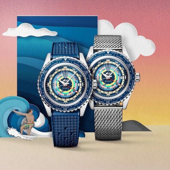 mido ocean star worldtimer gmt รูปที่ 11