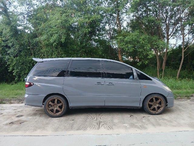 Toyota Estima 2002 2.4 G Utility-car เบนซิน LPG เกียร์อัตโนมัติ เทา รูปที่ 4