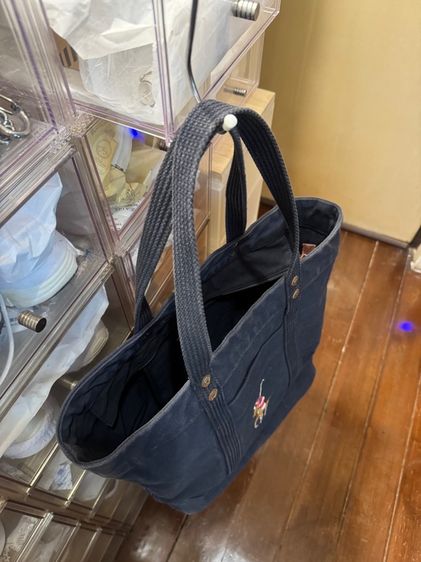 POLO RALPH LAUREN Large Tote Bag navy รูปที่ 4