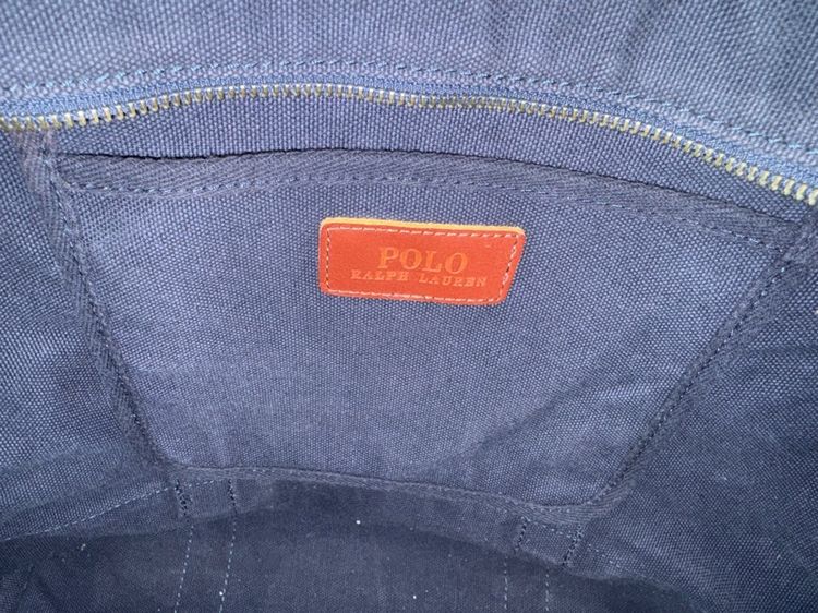 POLO RALPH LAUREN Large Tote Bag navy รูปที่ 5