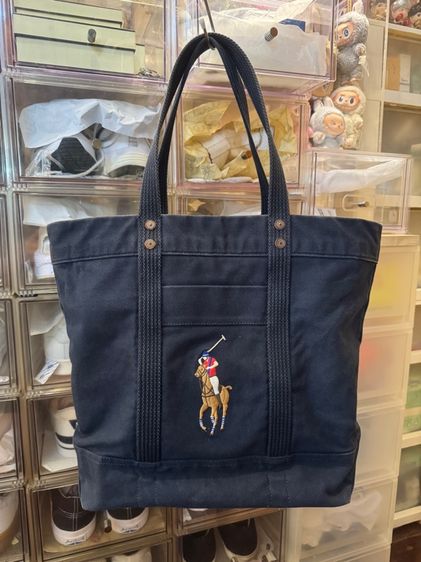 POLO RALPH LAUREN Large Tote Bag navy