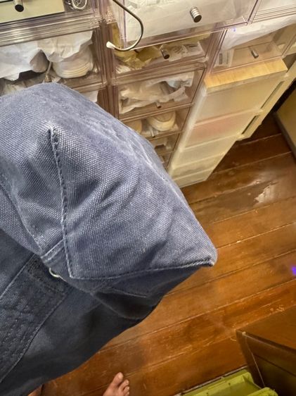 POLO RALPH LAUREN Large Tote Bag navy รูปที่ 9