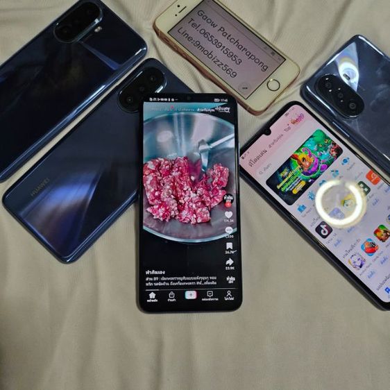 Huawei Nova Y70 128g แบต6000mAh สีน้ำเงิน สภาพสวย (อ่านรายละเอียดกดเลย) รูปที่ 13