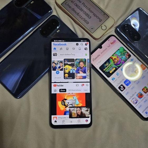 Huawei Nova Y70 128g แบต6000mAh สีน้ำเงิน สภาพสวย (อ่านรายละเอียดกดเลย) รูปที่ 18