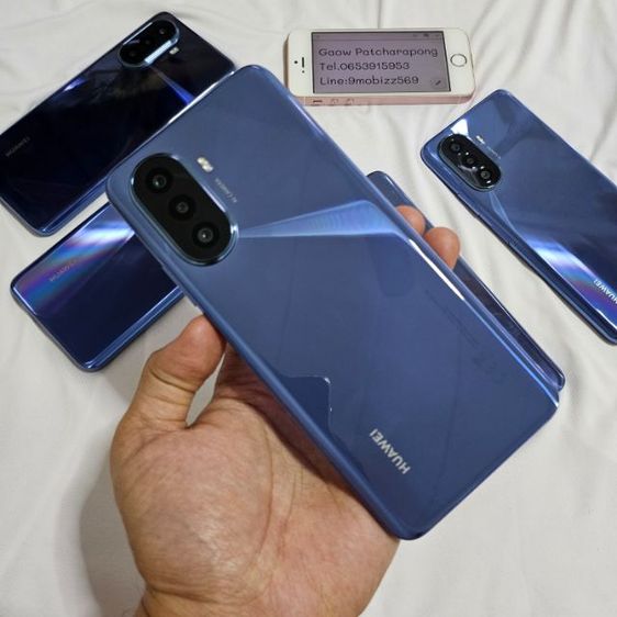 Huawei Nova Y70 128g แบต6000mAh สีน้ำเงิน สภาพสวย (อ่านรายละเอียดกดเลย) รูปที่ 2