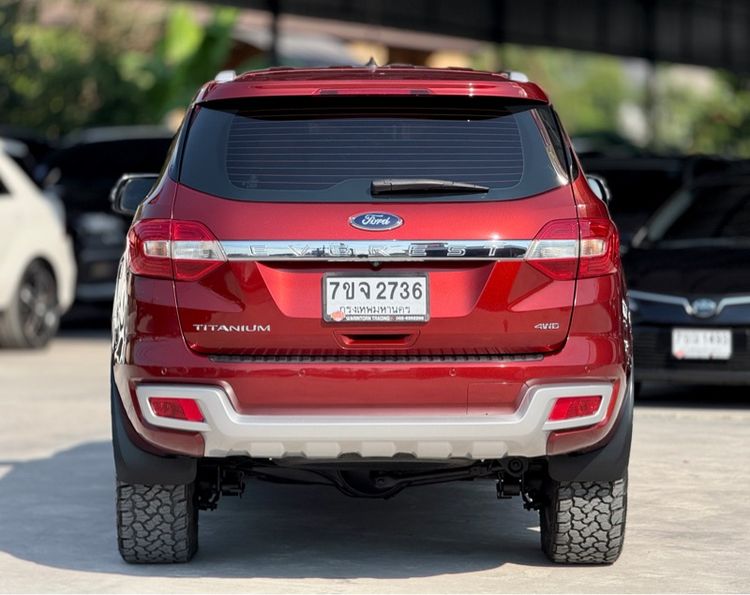 Ford Everest 2015 3.2 Titanium+ 4WD Utility-car ดีเซล ไม่ติดแก๊ส เกียร์อัตโนมัติ แดง รูปที่ 4