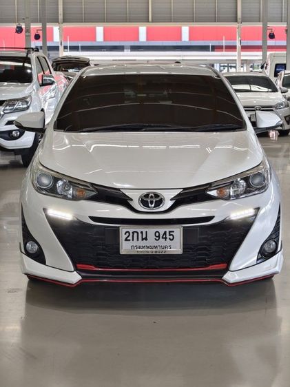 Toyota Yaris 2018 1.2 G Sedan เบนซิน ไม่ติดแก๊ส เกียร์อัตโนมัติ ขาว รูปที่ 2