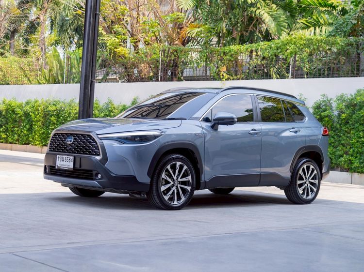 Toyota Corolla Cross 2020 1.8 Hybrid Premium Safety Utility-car ไฮบริด ไม่ติดแก๊ส เกียร์อัตโนมัติ เทา รูปที่ 3