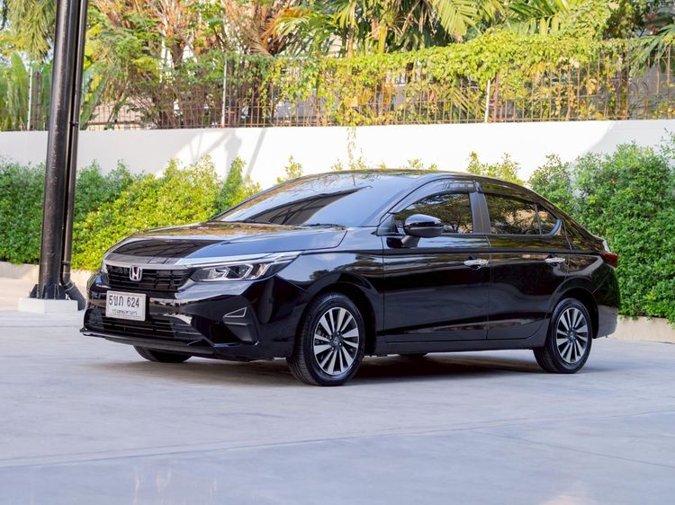 Honda City 2024 1.0 SV Sedan เบนซิน ไม่ติดแก๊ส เกียร์อัตโนมัติ ดำ รูปที่ 3
