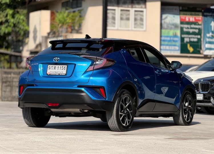 Toyota C-HR 2019 1.8 Hybrid Mid Utility-car ไฮบริด ไม่ติดแก๊ส เกียร์อัตโนมัติ น้ำเงิน รูปที่ 4