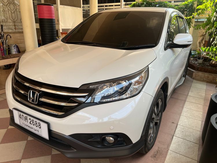 Honda CR-V 2014 2.4 EL 2WD Sedan เบนซิน ไม่ติดแก๊ส เกียร์อัตโนมัติ ขาว รูปที่ 2