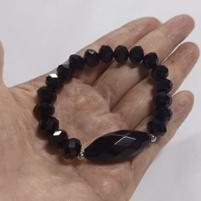 สร้อยข้อมือนิลแท้ black spinel รูปที่ 2