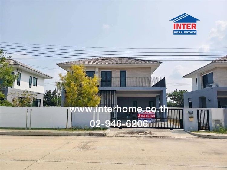 บ้านเดี่ยว 2 ชั้น 108.7 ตร.ว. หมู่บ้านมายโฮม ซิลเวอร์เลค-สุวินทวงศ์78 ซอยสุวินทวงศ์78 ถนนนสุวินทวงศ์78 เขตหนองจอก กรุงเทพมหานคร