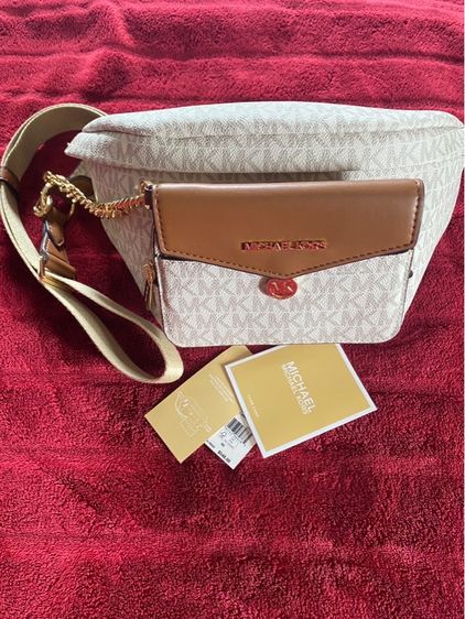 ขาว หนัง PU Michael kors 