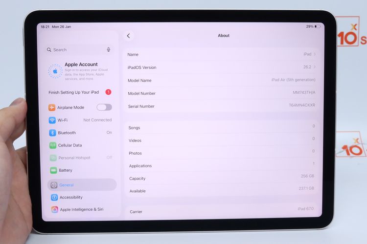 iPad Air M1 256GB WiFi-Cellular รูปที่ 11