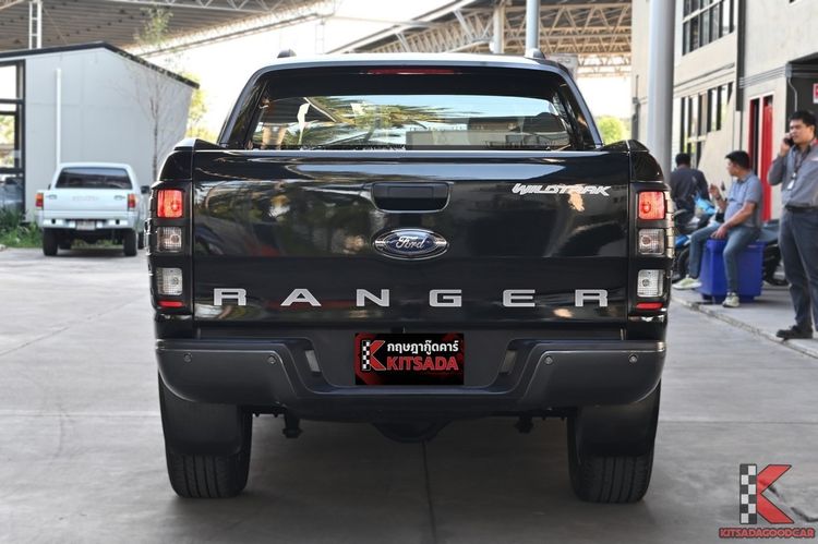 Ford Ranger 2018 3.2 Wildtrak 4WD Pickup ดีเซล ไม่ติดแก๊ส เกียร์อัตโนมัติ ดำ รูปที่ 4