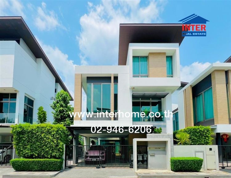 บ้านเดี่ยว 3 ชั้น 65.6 ตร.ว. หมู่บ้านเนอวานาบียอนด์ เกษตร-นวมินทร์ ถนนคลองลำเจียก ถนนนวลจันทร์ ถนนเกษตร-นวมินทร์ เขตบึงกุ่ม กรุงเทพมหานคร
