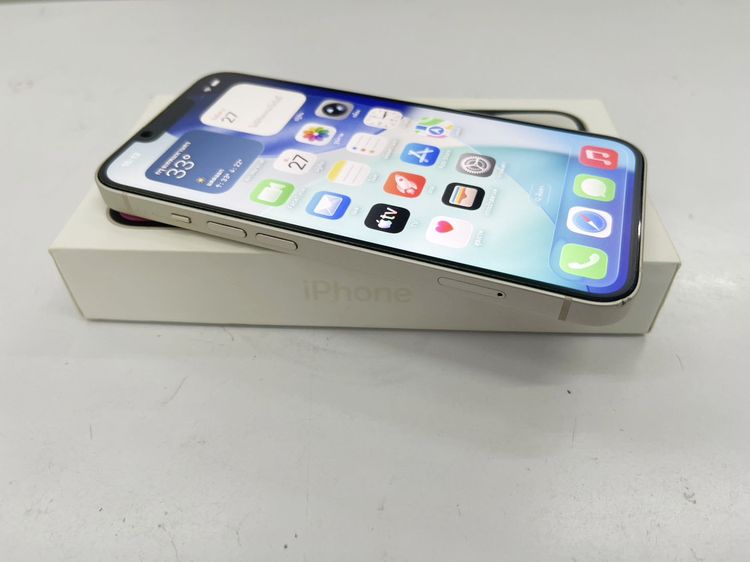 Iphone 14 128 GB  แบต 100 ขาว ครบ สแกนได้ ใช้งานได้ดี ราคาถูกใจ รูปที่ 7