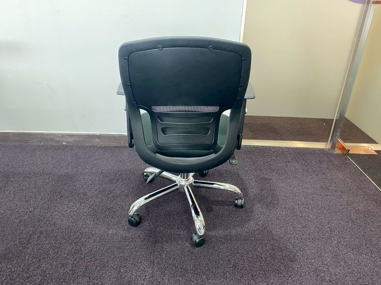 เก้าอี้สำนักงาน ขาเหล็ก เบาะผ้า พนักพิงตาข่าย ยี่ห้อ perfect รูปที่ 4