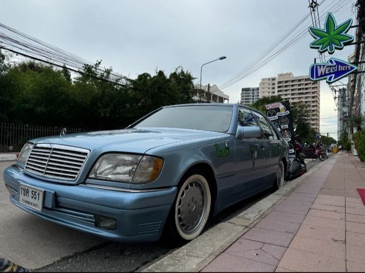 Mercedes-Benz S-Class 1996 S280 Sedan เบนซิน เกียร์อัตโนมัติ ฟ้า รูปที่ 4