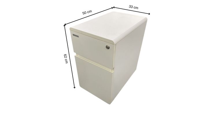 ตู้โมบาย 2 ลิ้นชัก สีขาว  ล้อเลื่อน ยี่ห้อ modernform รูปที่ 9