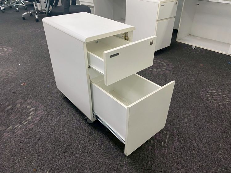 ตู้โมบาย 2 ลิ้นชัก สีขาว  ล้อเลื่อน ยี่ห้อ modernform รูปที่ 5