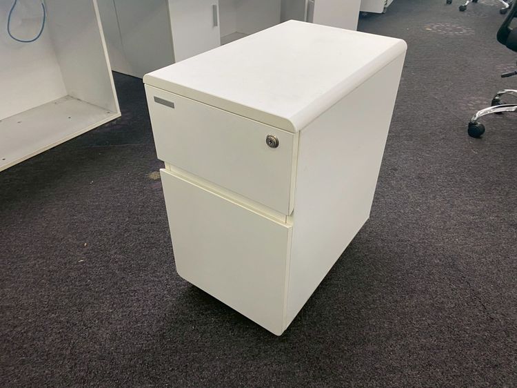 ตู้โมบาย 2 ลิ้นชัก สีขาว  ล้อเลื่อน ยี่ห้อ modernform รูปที่ 3