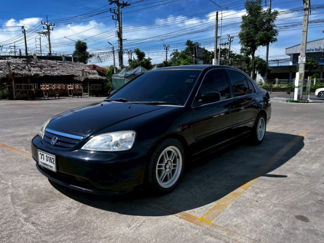 Honda Civic 2003 1.7 VTi Sedan เบนซิน LPG เกียร์อัตโนมัติ ดำ รูปที่ 3